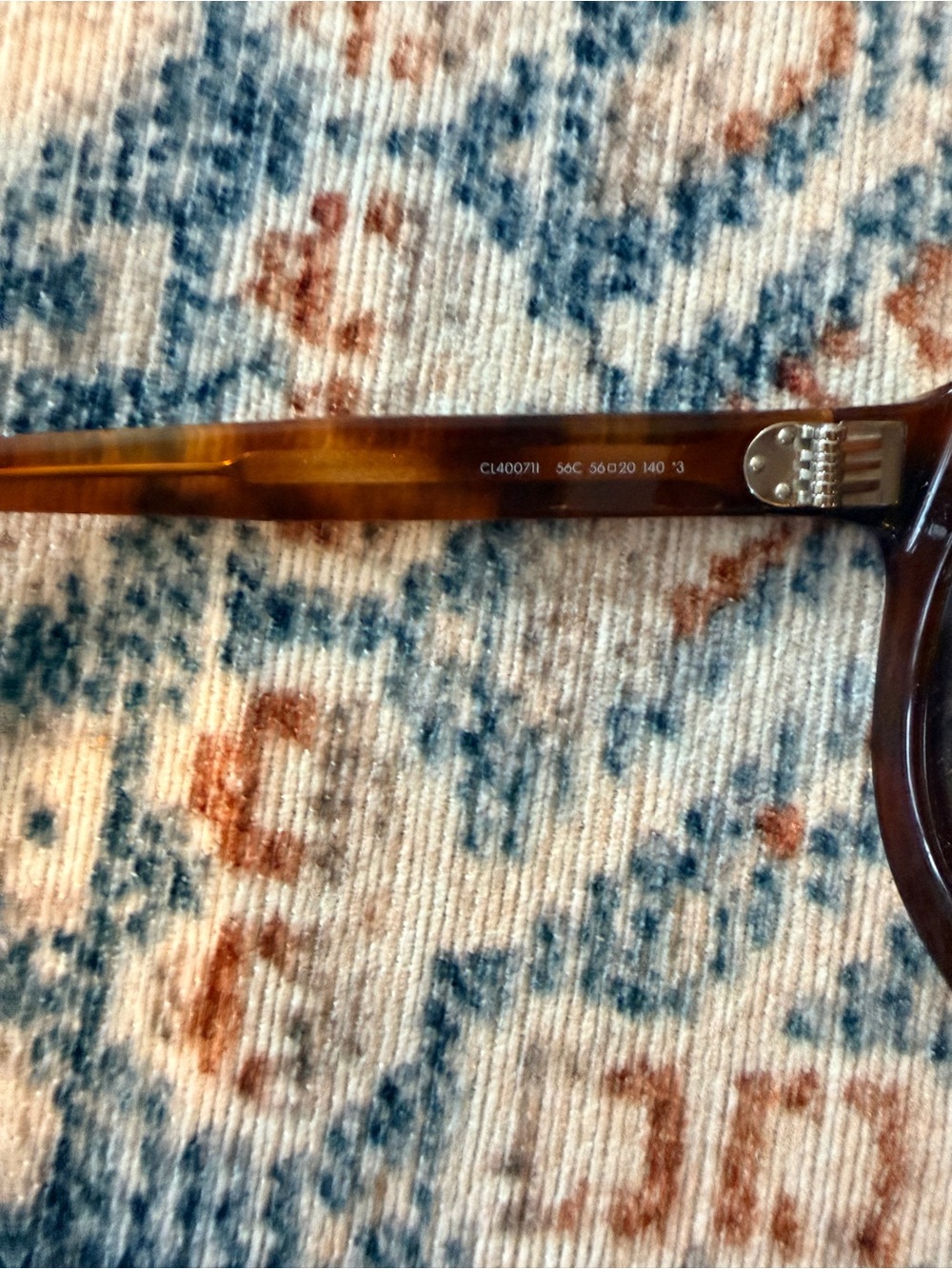 Celine Paris Tortoise Oversized Sunglasses Mirror Lens Italy - Picture 7 of 7